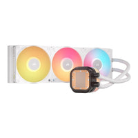 Corsair iCUE LINK TITAN 360 RX LCD AIO Liquid CPU Cooler 360mm 3x 120mm Fans LGA1851 AM5 (White)