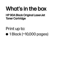 HP 90A Black Original LaserJet Toner Cartridge 10 000 pgs