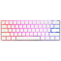 Ducky One 2 Pro 60% Mechanical Gaming Keyboard RGB PBT Double-Shot White (Cherry Brown)