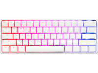 Ducky One 2 Pro 60% Mechanical Gaming Keyboard RGB PBT Double-Shot White (Cherry Black)