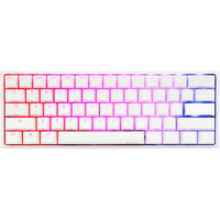 Ducky One 2 Pro 60% Mechanical Keyboard RGB PBT Pure White Cherry Silver