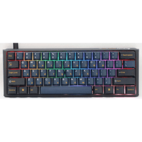 Ducky One 3 Pro 60% Mechanical Keyboard RGB PBT Cherry MX2A Speed Silver