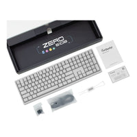Ducky Zero 6108 100% Wireless Mechanical Keyboard RGB USB 2.4GHz Bluetooth White Cherry MX2A Brown