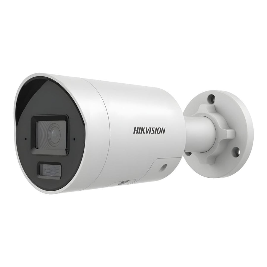 Hikvision 4MP AcuSense Strobe Light & Audible Warning Fixed Bulet Network Camera, 4mm, IR up to 40m, IP67