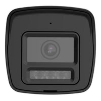 Hikvision 2MP Smart Hybrid Light Audio Fixed Mini Bullet Camera, 2.8mm, IR up to 25m, Wl up to 20m, built-in Mic, IP67