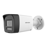 Hikvision 2MP Smart Hybrid Light Audio Fixed Mini Bullet Camera, 2.8mm, IR up to 25m, Wl up to 20m, built-in Mic, IP67