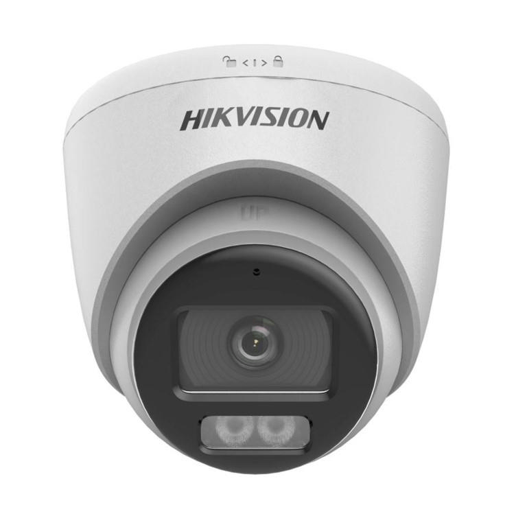 Hikvision 2MP Analogue ColorVu Fixed Turret Camera, 2.8mm, 40m IR, 40m WL, Built-in Mic