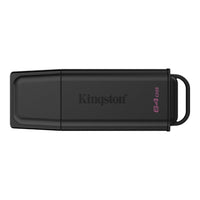 Kingston 64GB Portable USB 3.2 Gen 1 DataTraveler Exodia Black
