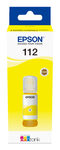 Epson 112 Pigment Yellow EcoTank Ink Bottle 70ml 6000 Pages