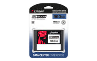 Kingston DC600M 960GB 2.5-inch SATA Enterprise SSD Mixed-Use 3D TLC Power Loss Protection