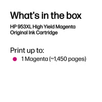HP 953XL High Yield Magenta Original Ink Cartridge
