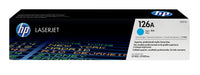HP 126A Cyan Original LaserJet Toner Cartridge 1 000 pgs