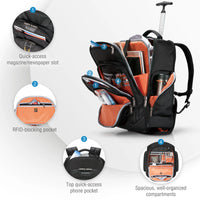 Everki Atlas Wheeled Laptop Backpack 13in to 17.3in