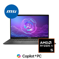 MSI Modern A15 AI+ 15.6-inch FHD Laptop AMD Ryzen AI 5 330 512GB SSD 16GB RAM Windows 11 Home Platinum Gray