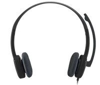 Logitech H151 Wired Stereo Headset with Boom Mic