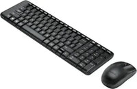 Logitech MK220 Wireless Keyboard and Mouse Combo Nano USB Receiver 10m QWERTY Black