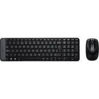 Logitech MK220 Wireless Keyboard and Mouse Combo Nano USB Receiver 10m QWERTY Black