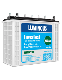 Luminous - Inverlast, 12V - 200Ah Tubular Battery