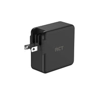 RCT 65W GaN Fast Charging Travel Kit EU UK SA Adapter Plugs and Cable