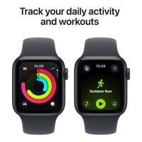 Apple Watch SE 3 GPS 40mm Midnight Aluminium Case with Midnight Sport Band- M/L, Model A3324
