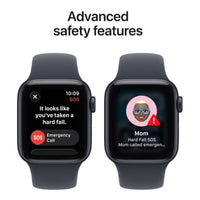 Apple Watch SE 3 GPS + Cellular 40mm Midnight Aluminium Case with Midnight Sport Band - S/M,Model A3326