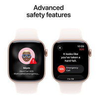 Apple Watch Series 11 GPS 42mm Rose Gold Aluminium Case with Light Blush Sport Band - M/L,Model A3331