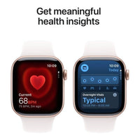 Apple Watch Series 11 GPS + Cellular 42mm Rose Gold Aluminium Case with Light Blush Sport Band - M/L,Model A3335