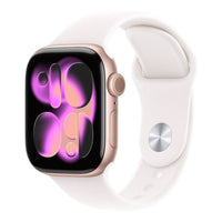 Apple Watch Series 11 GPS + Cellular 42mm Rose Gold Aluminium Case with Light Blush Sport Band - M/L,Model A3335