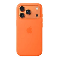 iPhone 17 Pro Silicone Case with MagSafe - Orange,Model A3559