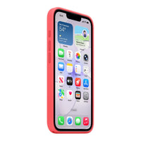 iPhone 17e Silicone Case with MagSafe - Bright Guava,Model A3646