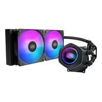 Cooler Master MasterLiquid Core NEX 240 AiO CPU Cooler White ARGB Dual 120mm Fans LGA1851 AM5