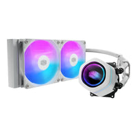 Cooler Master MasterLiquid Core NEX 240 AiO CPU Cooler White ARGB Dual 120mm Fans LGA1851 AM5