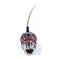 MMCX(m) 90 Deg. to N(f) Bulkhead - 300mm Pigtail, RG174