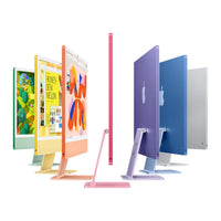 24-inch iMac with Retina 4.5K display: Apple M4 chip with 10‑core CPU and 10‑core GPU, 16GB, 256GB SSD - Silver,Model A3137