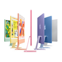 24-inch iMac with Retina 4.5K display: Apple M4 chip with 10‑core CPU and 10‑core GPU, 16GB, 256GB SSD - Blue,Model A3137