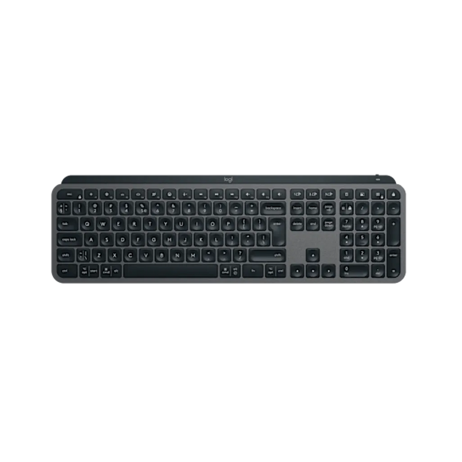 Logitech MX Keys S Wireless Keyboard Backlit USB-C Rechargeable Multi-Device (Graphite)