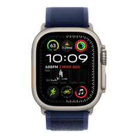 Apple Watch Ultra 2 | GPS +Cellular 49mm | Natural Titanium Case With Blue Trail Loop | M/L