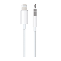 Lightning to 3.5 mm Audio Cable (1.2m) - White, Model A1879
