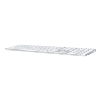 Magic Keyboard with Touch ID and Numeric Keypad for Mac models with Apple silicon - International English - White Keys,Model A3119