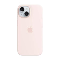 iPhone 15 Silicone Case with MagSafe - Light Pink,Model A3123