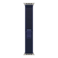 49mm Blue Trail Loop - S/M - Natural Titanium Finish