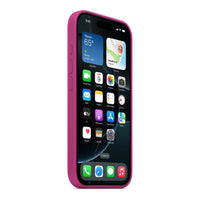 iPhone 16 Pro Silicone Case with MagSafe - Fuchsia,Model A3315