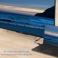 RCT DisplayPort to HDMI 4K Adapter with Audio