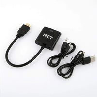 RCT HDMI to VGA Adapter with Audio Male to Female