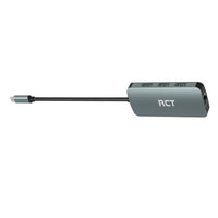 RCT 6-in-1 USB-C Hub with HDMI USB 3.0 and RJ45
