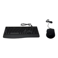 RCT K11 USB Wired Keyboard and GM-193U Optical Mouse Combo Black