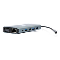 RCT SD-11 12-in-1 USB-C Hub Dual HDMI VGA USB 3.0 PD 100W Ethernet