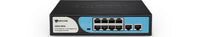 BDCOM 8-Port 100M PoE Switch (8-Port 100M PoE + 2-Port GE RJ45) 90W PoE Budget
