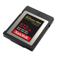 SanDisk Extreme PRO CFexpress Card Type B, 512GB, 1700MB/s Read, 1200MB/s Write