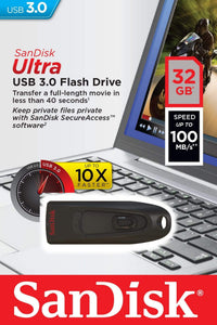 Sandisk Ultra 32GB USB-A Flash Drive